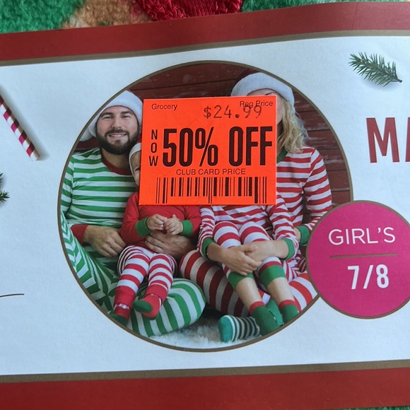 NWT Family Pajama Big Kids Boy/Girl So Elfing Merry Matching sets - Picture 5 of 7